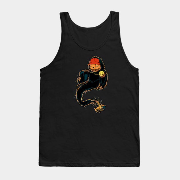 Jack 'O Rapper Tank Top by monochromefrog